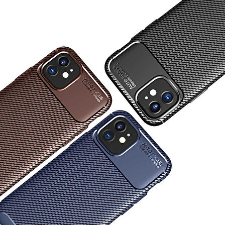 iPhone 12 Mini Uyumlu Zore Negro Silikon Kılıf-Siyah