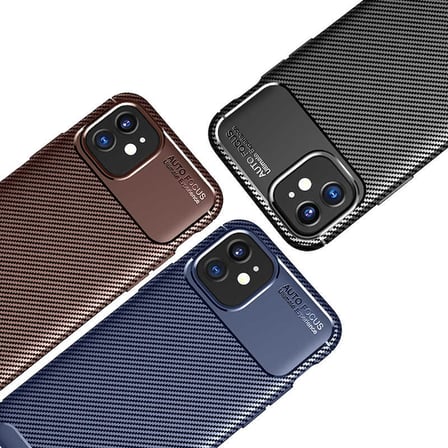 iPhone 12 Uyumlu NRTK Negro Silikon Kılıf-Siyah