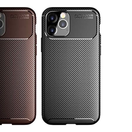 iPhone 12 Pro Uyumlu Zore Negro Silikon Kılıf-Kahverengi