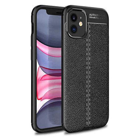 iPhone 12 Mini Uyumlu Zore Niss Silikon Kılıf-Siyah