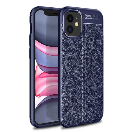 iPhone 12 Uyumlu NRTK Niss Silikon Kılıf-Lacivert