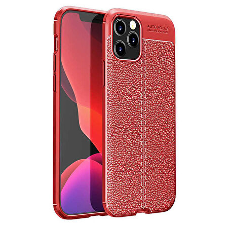 iPhone 12 Pro Uyumlu Zore Niss Silikon Kapak-Kırmızı
