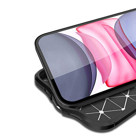 iPhone 12 Uyumlu Zore Niss Silikon Kapak-Kırmızı