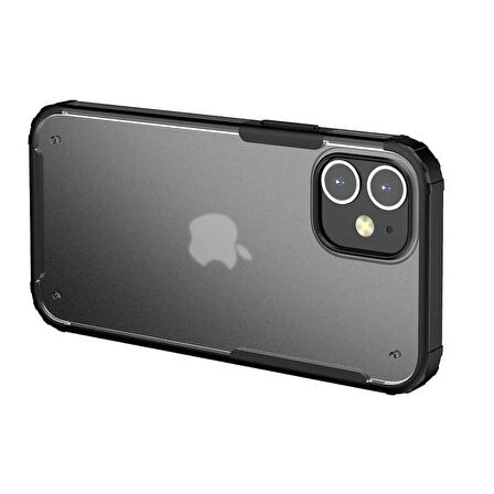 iPhone 12 Mini Uyumlu Zore Volks Kılıf-Siyah