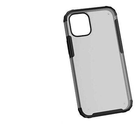 iPhone 12 Mini Uyumlu Zore Volks Kılıf-Siyah