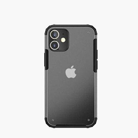 iPhone 12 Mini Uyumlu Zore Volks Kılıf-Siyah