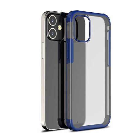 iPhone 12 Mini Uyumlu Zore Volks Kapak-Lacivert