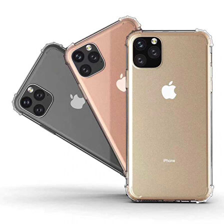 iPhone 12 Mini Uyumlu Zore Nitro Anti Shock Silikon-Renksiz