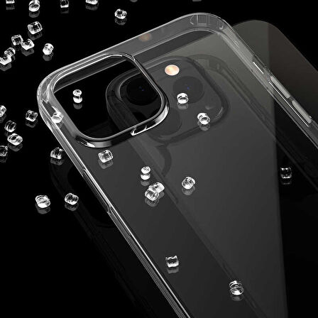 iPhone 12 Pro Uyumlu Zore İmax Silikon-Renksiz