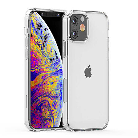 iPhone 12 Mini Uyumlu Zore Coss Kılıf-Renksiz