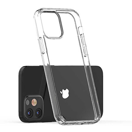 iPhone 12 Mini Uyumlu Zore Coss Kılıf-Renksiz