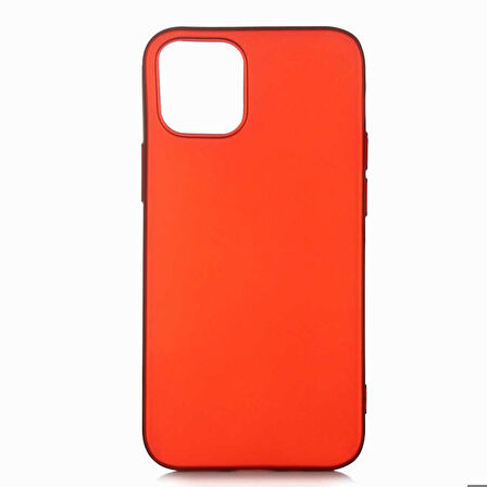 iPhone 12 Mini Uyumlu Zore Premier Silikon Kapak-Kırmızı