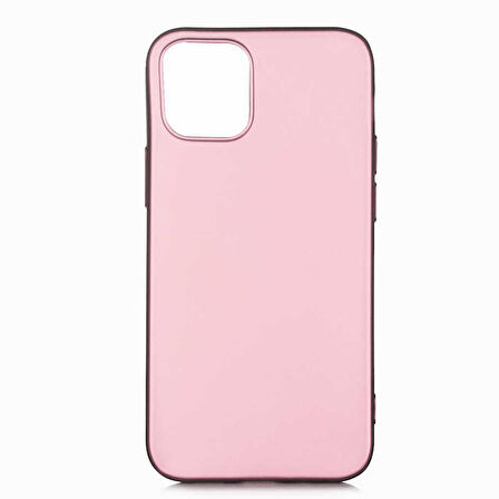 iPhone 12 Uyumlu Zore Premier Silikon Kılıf-Rose Gold