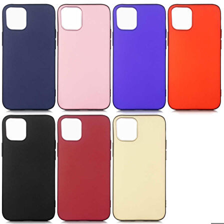 iPhone 12 Pro Uyumlu Zore Premier Silikon Kapak-Mürdüm