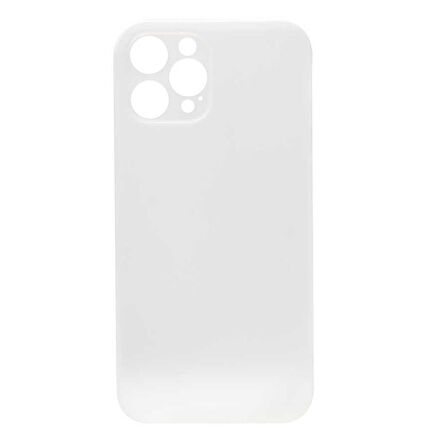 iPhone 12 Pro Max Uyumlu Zore 1.Kalite PP Silikon-Beyaz