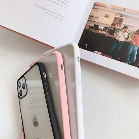 iPhone 12 Pro Max Uyumlu Zore Endi Kapak-Pembe