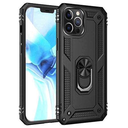 iPhone 12 Pro Uyumlu Zore Vega Kılıf-Siyah
