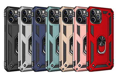 iPhone 12 Pro Uyumlu Zore Vega Kapak-Kırmızı