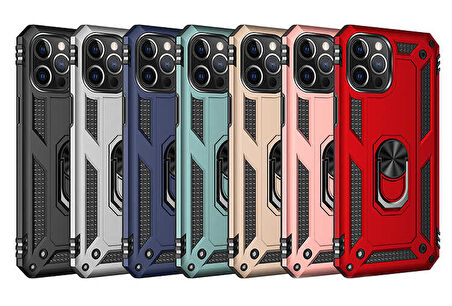 iPhone 12 Pro Uyumlu Zore Vega Kılıf-Gri