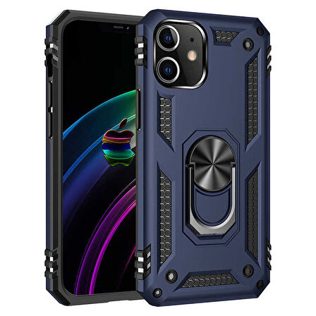 iPhone 12 Uyumlu Zore Vega Kılıf-Mavi