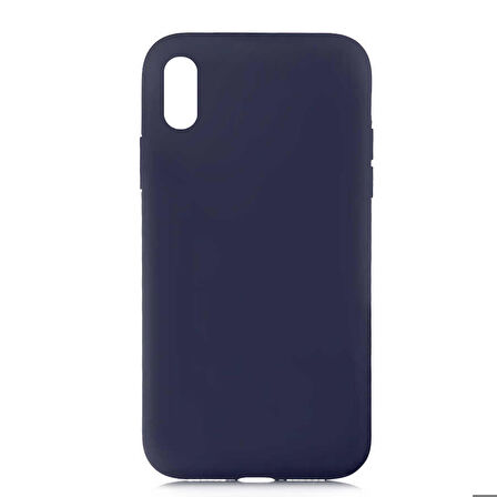 iPhone XS Max 6.5 Uyumlu Zore LSR Lansman Kapak-Lacivert