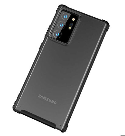 Galaxy Note 20 Ultra Uyumlu Zore Volks Kapak-Siyah