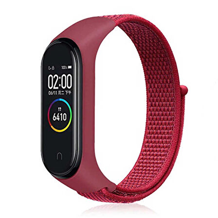 Xiaomi Mi Band 5 Uyumlu KRD-03 Hasır Zore Kordon-NO1
