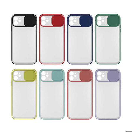 iPhone 11 Uyumlu Zore Lensi Kapak-Lacivert