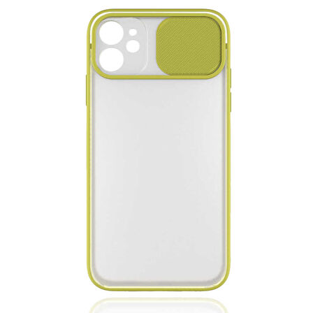 iPhone 11 Uyumlu Zore LNSM-i Kılıf-Sarı
