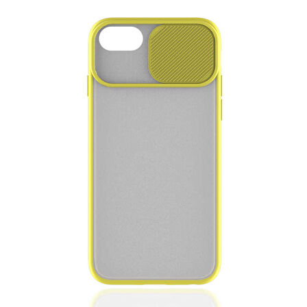iPhone SE 2022 Uyumlu Zore LNSM-i Kılıf-Sarı