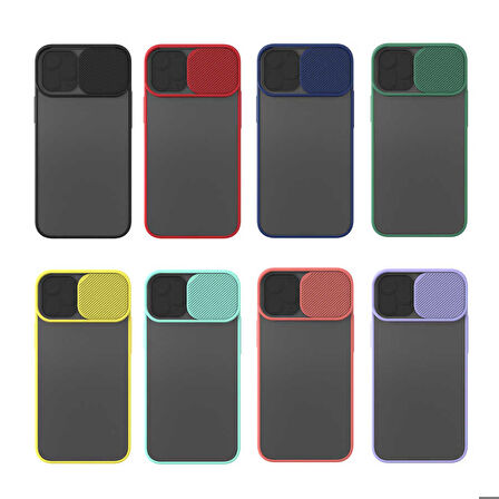 iPhone 12 Mini Uyumlu Zore Lensi Kapak-Lila