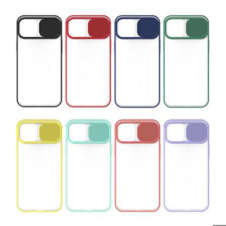 iPhone 12 Uyumlu Zore Lensi Kapak-Lila