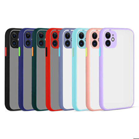 iPhone 11 Uyumlu Zore Hux Kapak-Lacivert