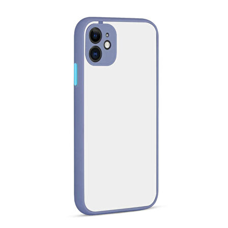 iPhone 11 Uyumlu Zore Hux Kılıf-Mor