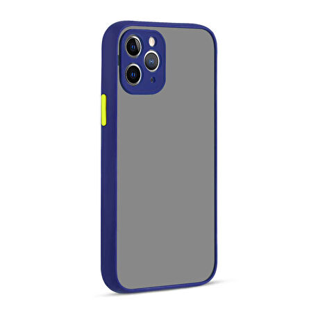 iPhone 11 Pro Uyumlu Zore Hux Kılıf-Lacivert