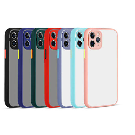 iPhone 11 Pro Uyumlu Zore Hux Kılıf-Koyu Yeşil