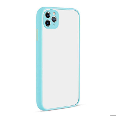 iPhone 11 Pro Max Uyumlu Zore Hux Kapak-Turkuaz