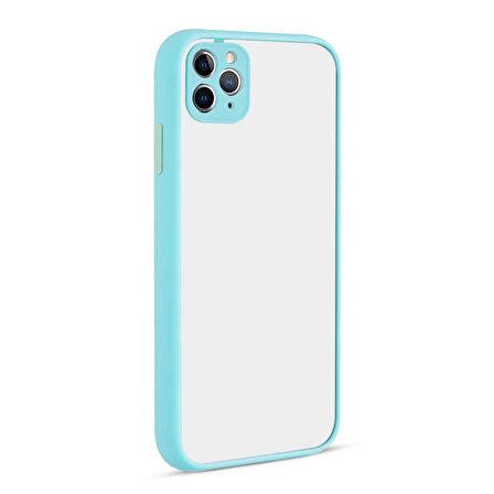 iPhone 11 Pro Max Uyumlu Zore Hux Kılıf-Turkuaz