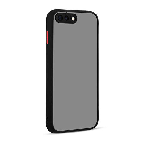iPhone 7 Plus Uyumlu Zore Hux Kapak-Siyah