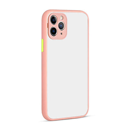 iPhone 12 Pro Uyumlu Zore Hux Kılıf-Pembe