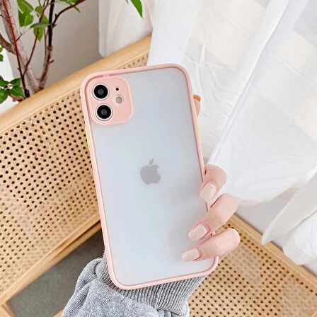 iPhone 12 Pro Uyumlu Zore Hux Kapak-Mor