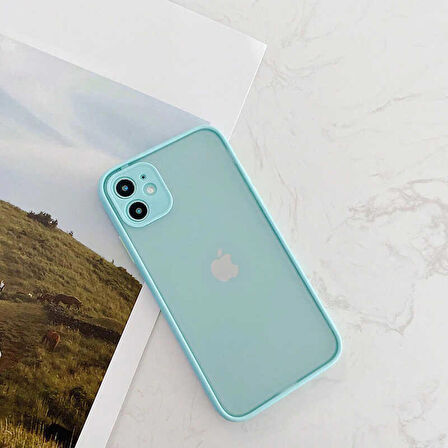 iPhone 12 Pro Uyumlu Zore Hux Kapak-Mor