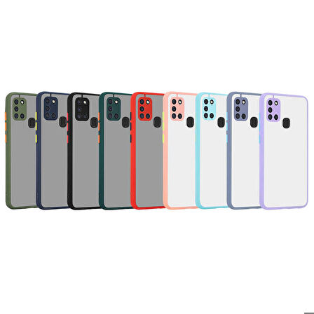Galaxy A21S Uyumlu Zore Hux Kapak-Turkuaz