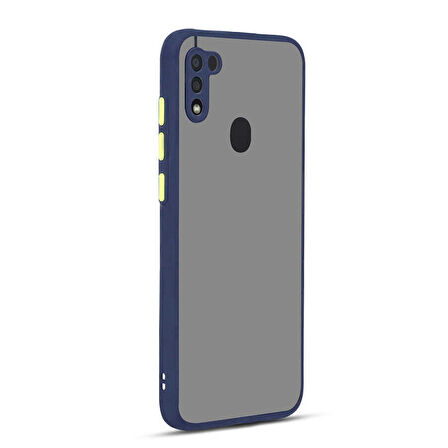 Galaxy A11 Uyumlu Zore Hux Kapak-Lacivert