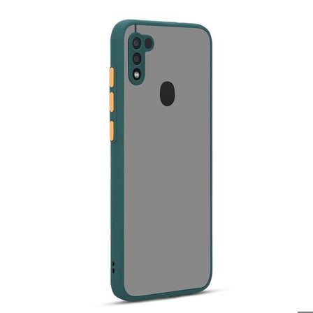 Galaxy A11 Uyumlu Zore Hux Kapak-Koyu Yeşil