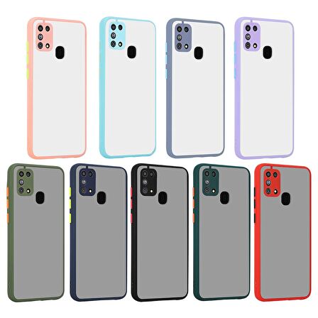 Galaxy M31 Uyumlu Zore Hux Kapak-Pembe