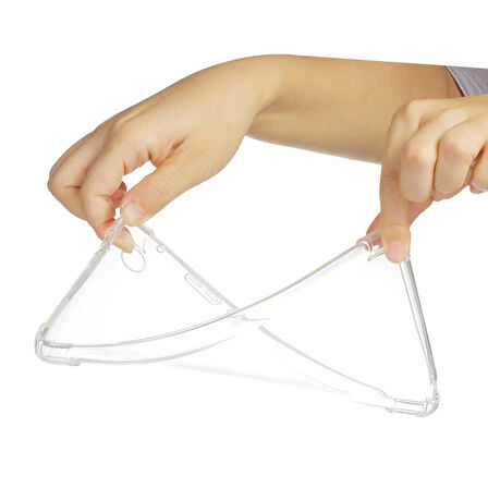 MatePad T8  Uyumlu ​EFFX Tablet Nitro Anti Shock Silikon Kapak-Renksiz