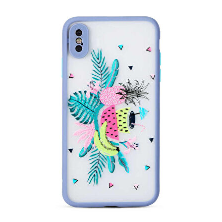 iPhone XS Max 6.5 Uyumlu Zore Fily Kapak-Mor