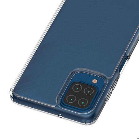 Galaxy A12 Uyumlu Zore Coss Kapak-Renksiz