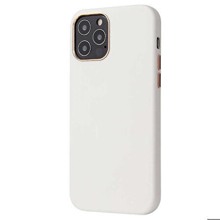 iPhone 12 Pro Uyumlu Zore Eyzi Kapak-Beyaz
